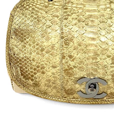 chanel snake print bag|Chanel Snakeskin Bag for sale .